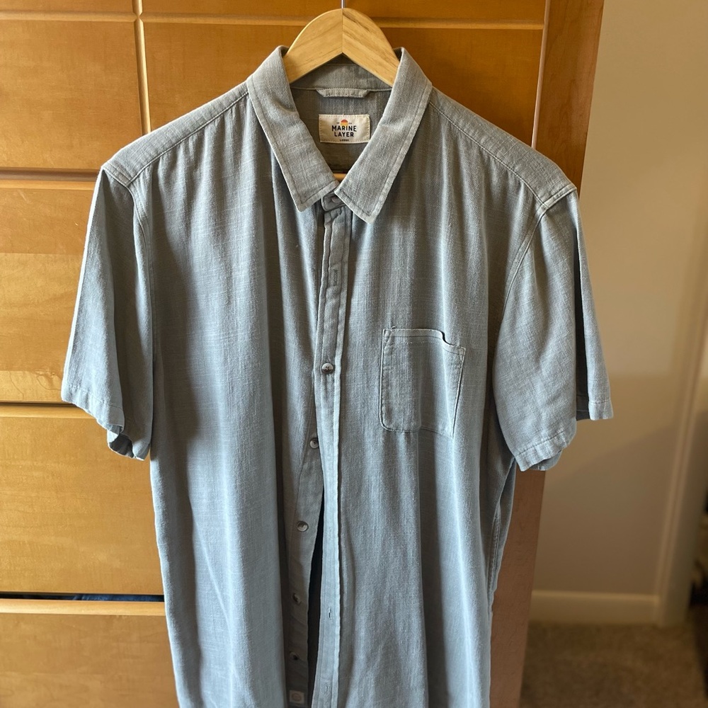 Marine Layer, Men’s short sleeve button down